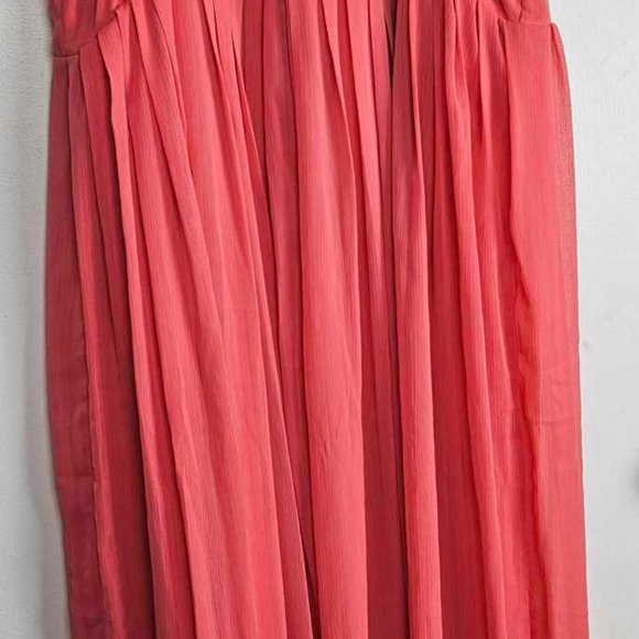 Torrid Bright Coral Chiffon Maxi Dress, Size 2 - Picture 7 of 12
